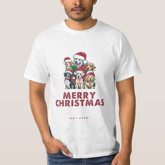 Frohe Weihnachts-T - Shirt (Vorderseite)
