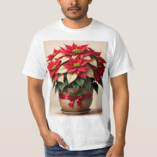 Frohe Weihnachts-T - Shirt-Blume T-Shirt