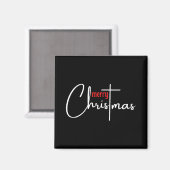 Frohe Weihnachts-T - Shirt Magnet (Vorderseite/Rückseite)