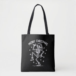 Frohe Weihnachts-Tanz Skeleton Tasche