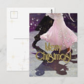Frohe Weihnachts-Tänzer Postcard Postkarte (Vorne/Hinten)