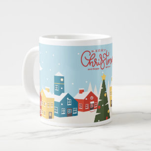 Frohe Weihnachts-Tasse   Feiertag Jumbo-Tasse