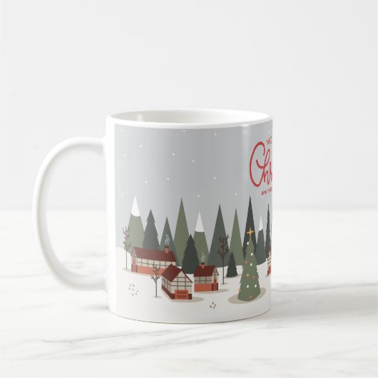 Frohe Weihnachts-Tasse | Feiertag Kaffeetasse (Links)