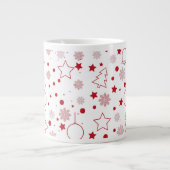 Frohe Weihnachts-Tasse Jumbo-Tasse (Vorderseite)