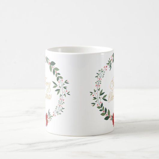 Frohe Weihnachts-Tasse Kaffeetasse (Mittel)