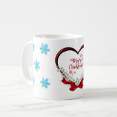 Frohe Weihnachts-Tasse Kaffeetasse (Vorderseite Links)
