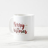 Frohe Weihnachts-Tasse Kaffeetasse (Vorderseite Links)