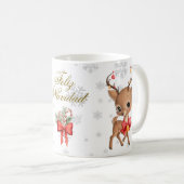 Frohe Weihnachts-Tasse Kaffeetasse (VorderseiteRechts)