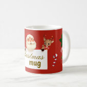 Frohe Weihnachts-Tasse Kaffeetasse (VorderseiteRechts)