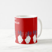 Frohe Weihnachts-Tasse Kaffeetasse (VorderseiteRechts)