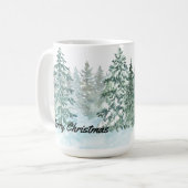Frohe Weihnachts-Tasse Kaffeetasse (Vorderseite Links)