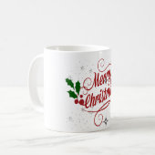 Frohe Weihnachts-Tasse Kaffeetasse (Vorderseite Links)