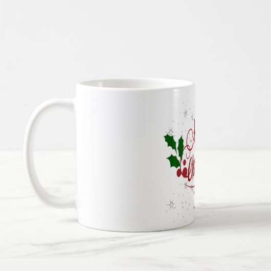 Frohe Weihnachts-Tasse Kaffeetasse (Links)