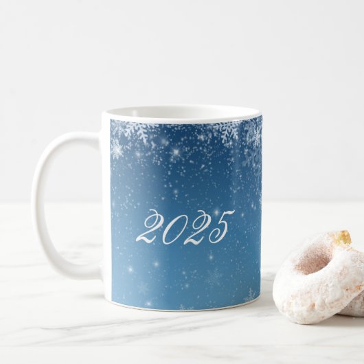Frohe Weihnachts-Tasse Kaffeetasse (Mit Donut)