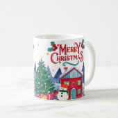 Frohe Weihnachts-Tasse Kaffeetasse (VorderseiteRechts)