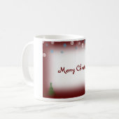 Frohe Weihnachts-Tasse Kaffeetasse (Vorderseite Links)