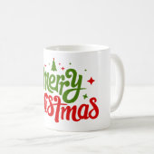 Frohe Weihnachts-Tasse Kaffeetasse (VorderseiteRechts)