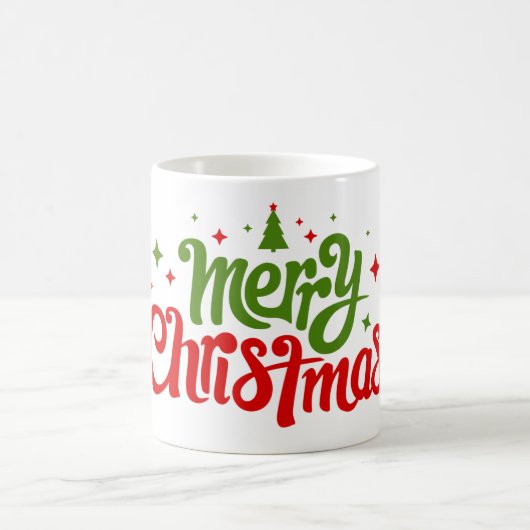Frohe Weihnachts-Tasse Kaffeetasse (Mittel)