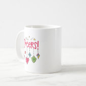 Frohe Weihnachts-Tasse Kaffeetasse (Vorderseite Links)