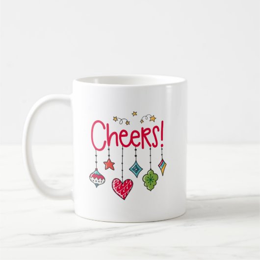 Frohe Weihnachts-Tasse Kaffeetasse (Links)