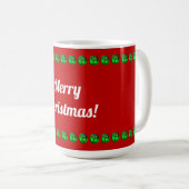 Frohe Weihnachts-Tasse Kaffeetasse (VorderseiteRechts)