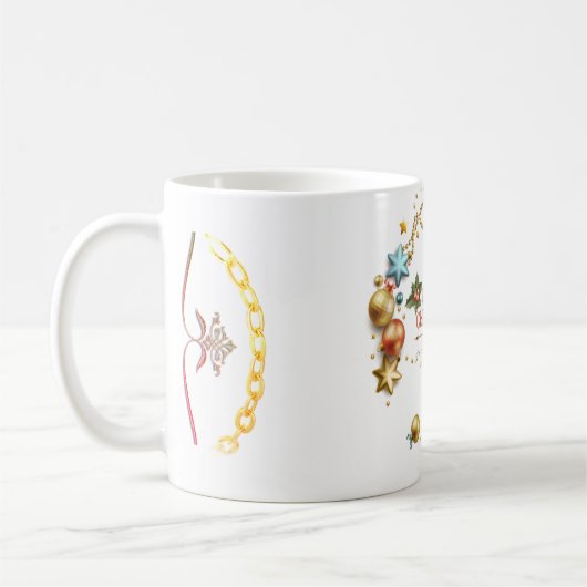 Frohe Weihnachts-Tasse Kaffeetasse (Links)