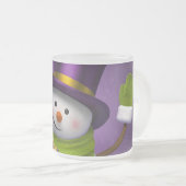 Frohe Weihnachts-Tasse Mattglastasse (VorderseiteRechts)