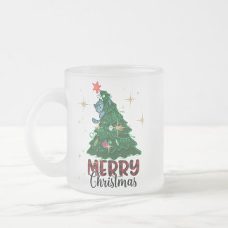 Frohe Weihnachts-Tasse Mattglastasse