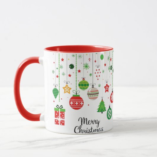 Frohe Weihnachts-Tasse Tasse (Links)