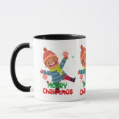 Frohe Weihnachts-Tasse Tasse (Links)