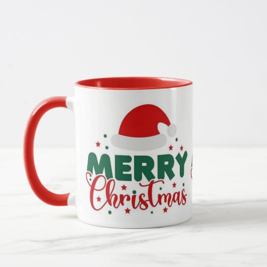 Frohe Weihnachts-Tasse Tasse (Links)