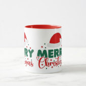 Frohe Weihnachts-Tasse Tasse (Zentrum)