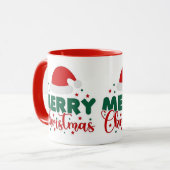 Frohe Weihnachts-Tasse Tasse (Vorderseite Links)