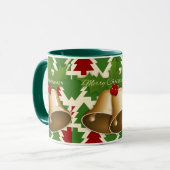 Frohe Weihnachts-Tasse Tasse (Vorderseite Links)