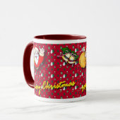 Frohe Weihnachts-Tasse Tasse (Vorderseite Links)