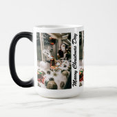 Frohe Weihnachts-Tasse Verwandlungstasse (Links)