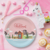 Frohe Weihnachts-Teller | Feiertag Pappteller (Party)