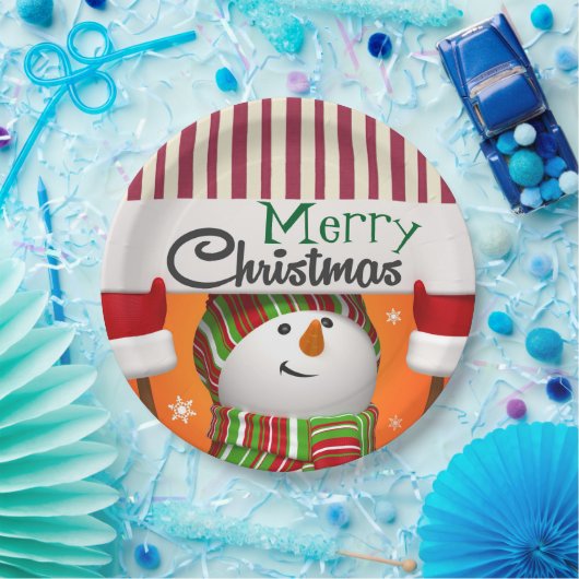 Frohe Weihnachts-Teller Pappteller (Party)