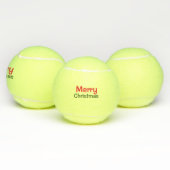 Frohe Weihnachts-Tennisball Tennisbälle (Multi)