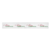 Frohe Weihnachts-Text Geschenk Ribbon Ripsband (Vorderseite)