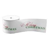 Frohe Weihnachts-Text Geschenk Ribbon Ripsband (Spule)