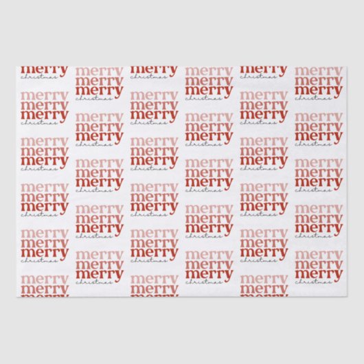 Frohe Weihnachts Text grüßen und weiß Seidenpapier (Vorderseite)