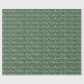 Frohe Weihnachts Text Muster Geschenk Geschenkpapier (Flach)