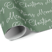 Frohe Weihnachts Text Muster Geschenk Geschenkpapier (Rolleneckpunkt)