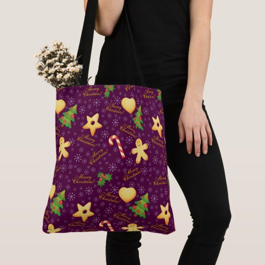 Frohe Weihnachts-Tote-Tasche Tasche (Von Nahem)