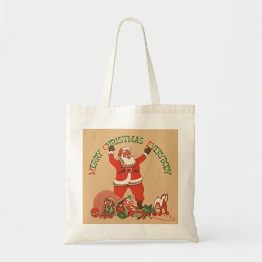 Frohe Weihnachts-Tote-Tasche Tragetasche (Vorne)