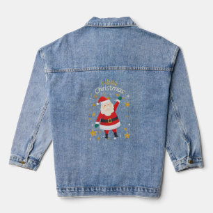 Frohe Weihnachts-Tri-Blend-Shirt Jeansjacke