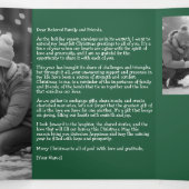 Frohe Weihnachts-Trifold Letter Falten Weihnachtsk Dreifach Gefaltete Urlaubskarte (Innenseite Mitte)