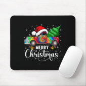 Frohe Weihnachts Truck Tree Weihnachtsmannmütze Li Mousepad (Mit Mouse)