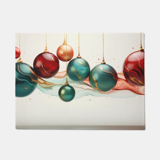 Frohe Weihnachts-Türmatte-Design Fußmatte (Vorderseite)